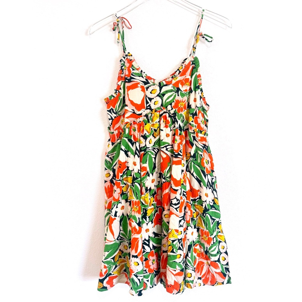 Patrons Of Peace Malibu Floral Mini Dress - Tie‎ Strap Boho Sundress